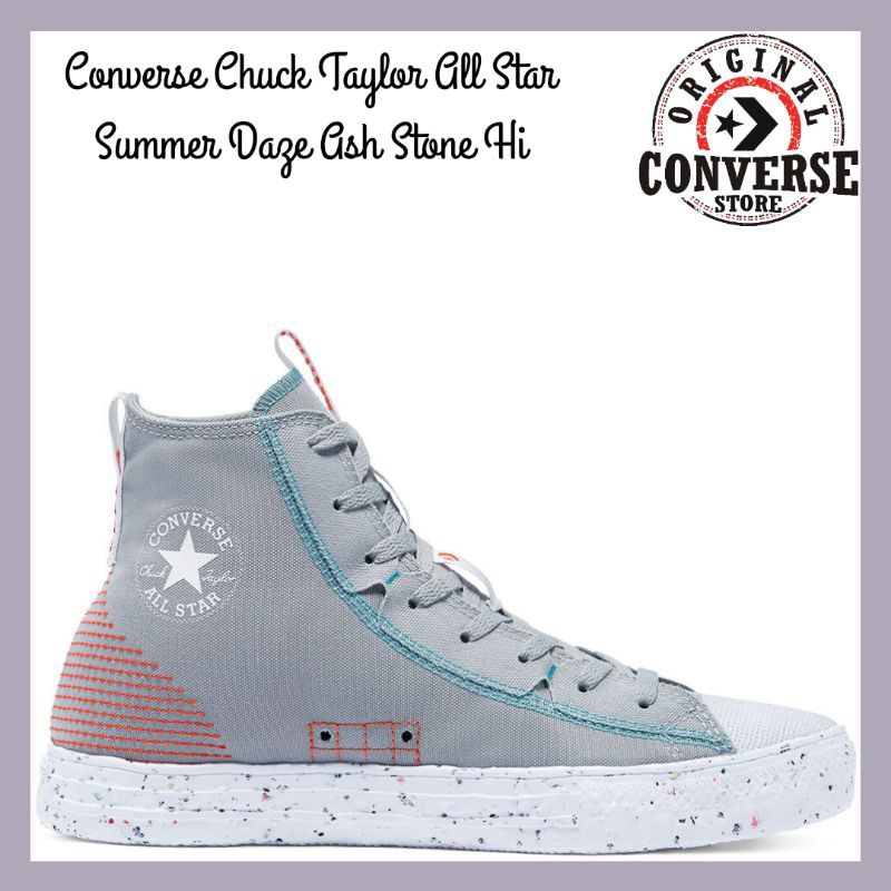 ORIGINAL CONVERSE CHUCK TAYLOR ALL STAR SUMMER DAZE ASH STONE Hi 170827C MEN'S