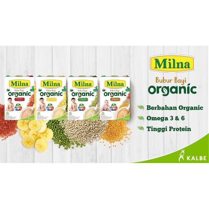 MILNA BUBUR ORGANIK  120GR