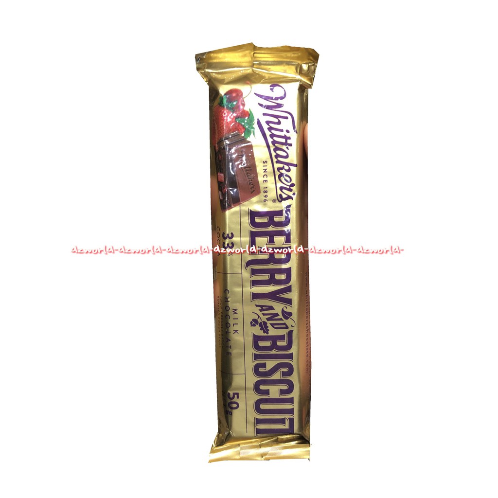 Whittaker's 50gr Creamy Milk Berry and Biscuit White Chocolate Almond Gold Cokelat Kacang Almond Wittakers 50 gram Whittakers Snack Cemilan Coklat Chocolate