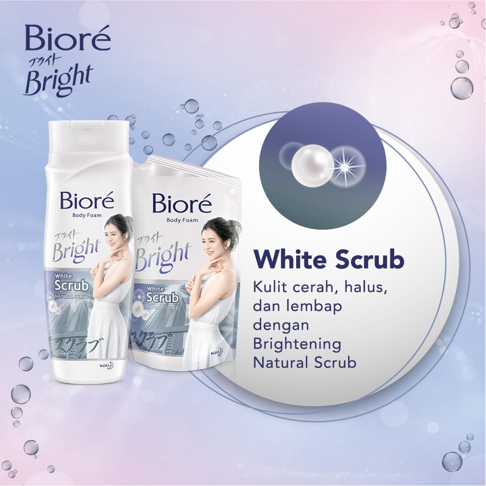 Biore Body Foam BRIGHT WHITE SCRUB 450ml