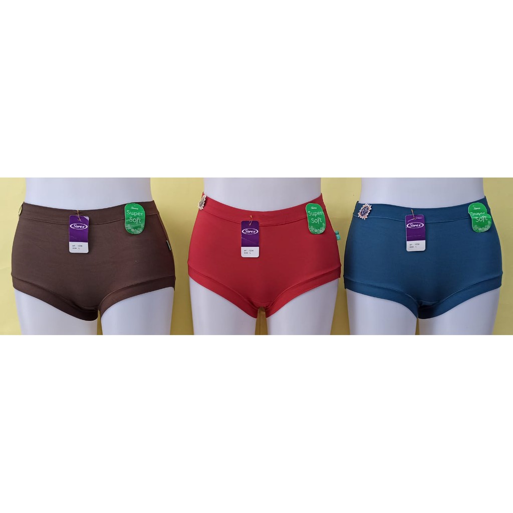 Sorex ( 1238 ) ~ 3 Pcs Celana Dalam Wanita, Pakaian Dalam Wanita Berkualitas ~Size M, L, EL, QL.