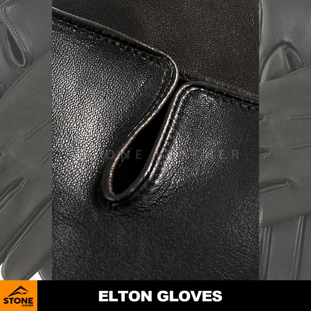 SARUNG TANGAN KULIT PRIA / SARUNG TANGAN MOTOR / SARUNG TANGAN KULIT DOMBA ELTON GLOVES