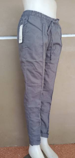 CELANA BAGGY PANT KOLOR PINGGANG, CELANA BAGGYPANTS, BAGGY PANT, CELANA BAHAN, CELANA KATUN WANITA,