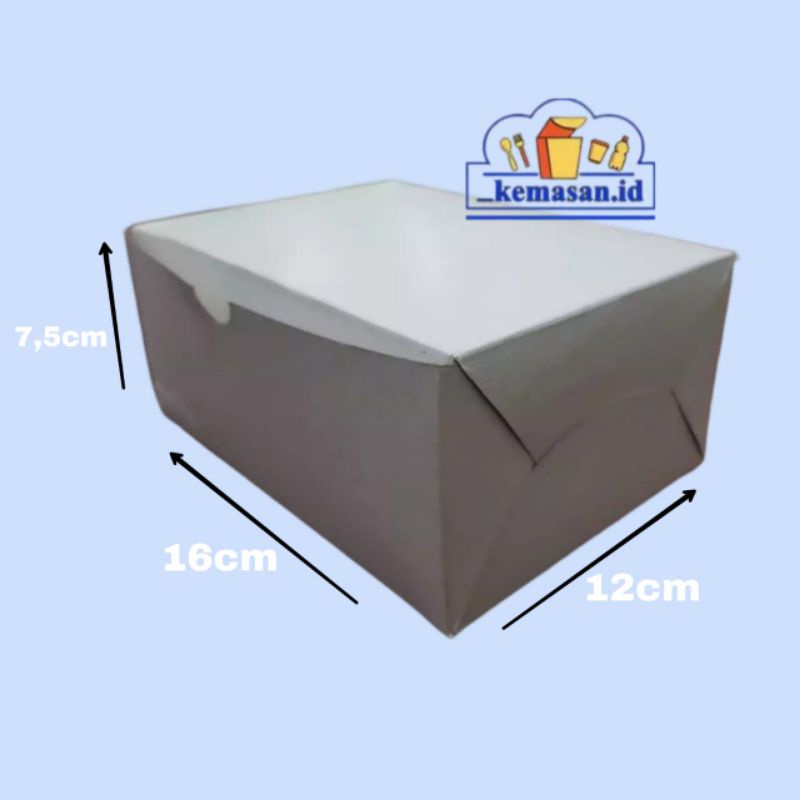 

Dus Tutup Sambung Putih 16x12x7.5cm (10pcs)