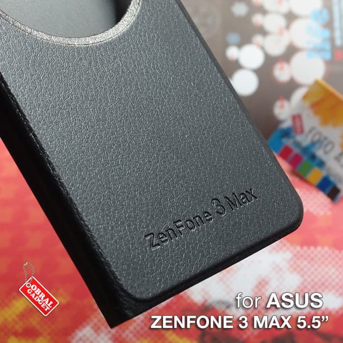 Leather Flip Case Asus Zenfone 3 Max ZC553KL Flipcase Cover Flipcover