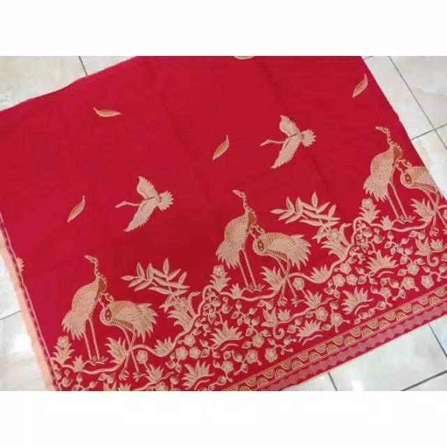 Kain Batik Solo Motif Burung Merak