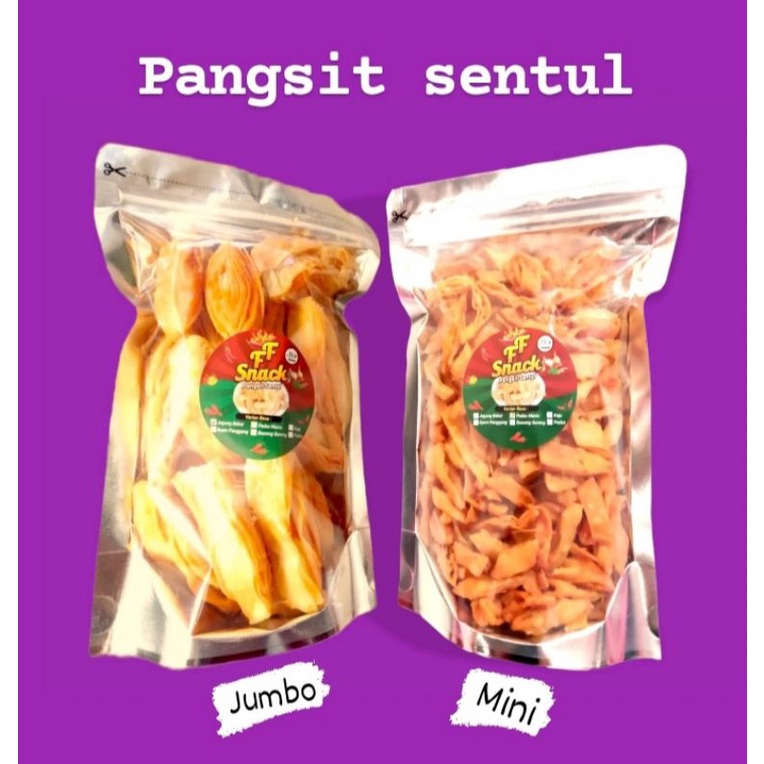 

PANGSIT SENTUL 200gr - KERIPIK ENAK RENYAH PEDAS