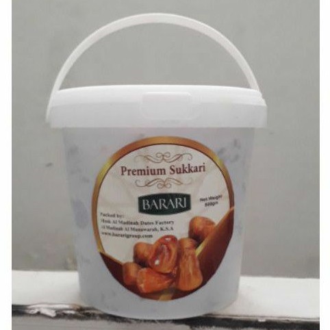 

Premium Sukkari Barari Kemasan Ember 800 gr