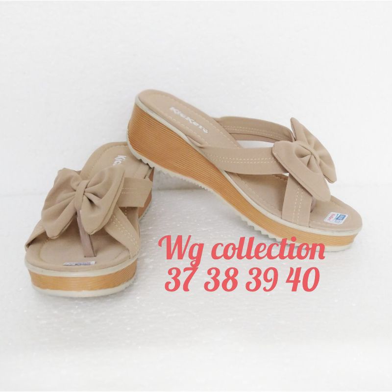 SANDAL WEDGES WANITA KICKERS MODEL PITA