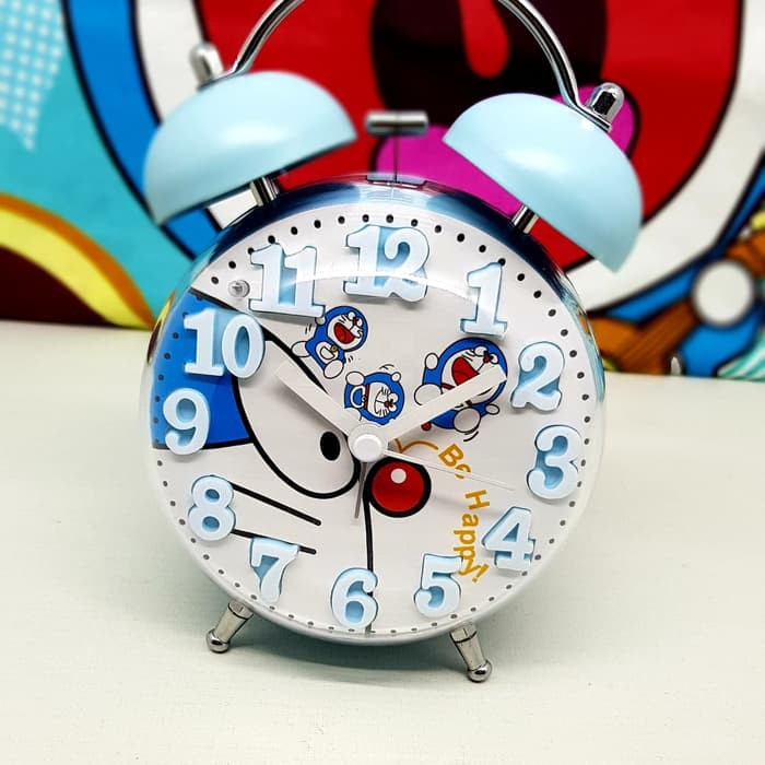 Jam Weker Karakter Minion Doraemon Mickey Mouse Totoro Unik