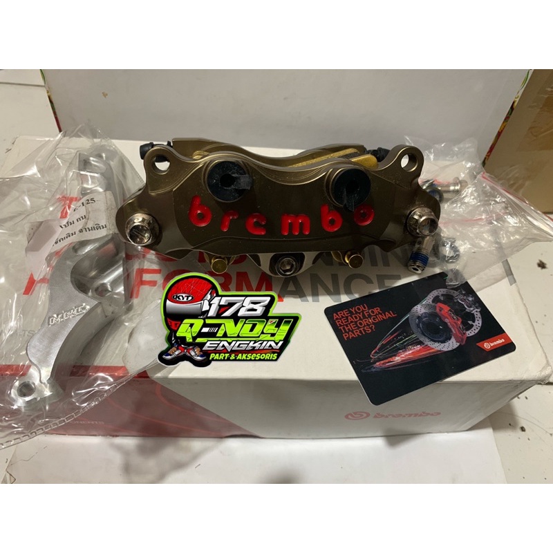 kaliper brembo 4 piston 2 pin grade A