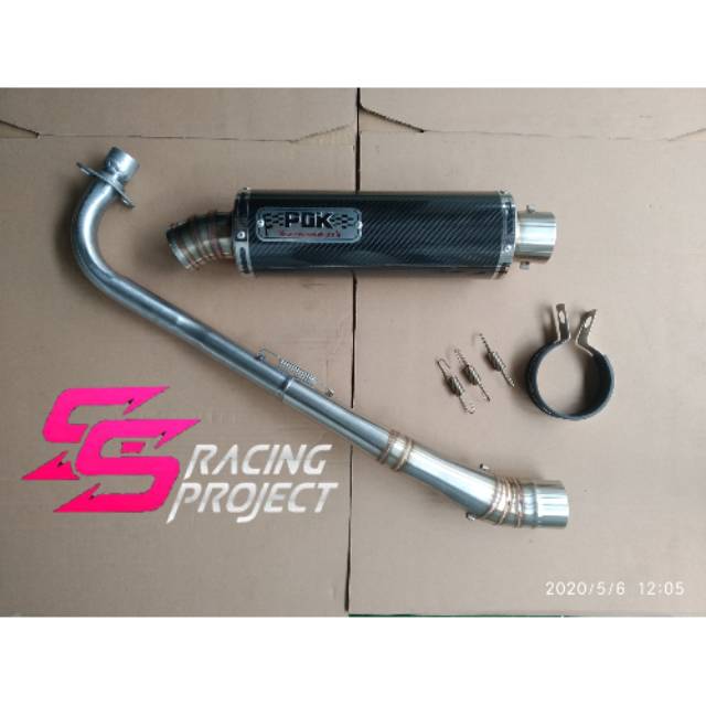 Knalpot murah PDK carbon fullsystem bebek 125cc
