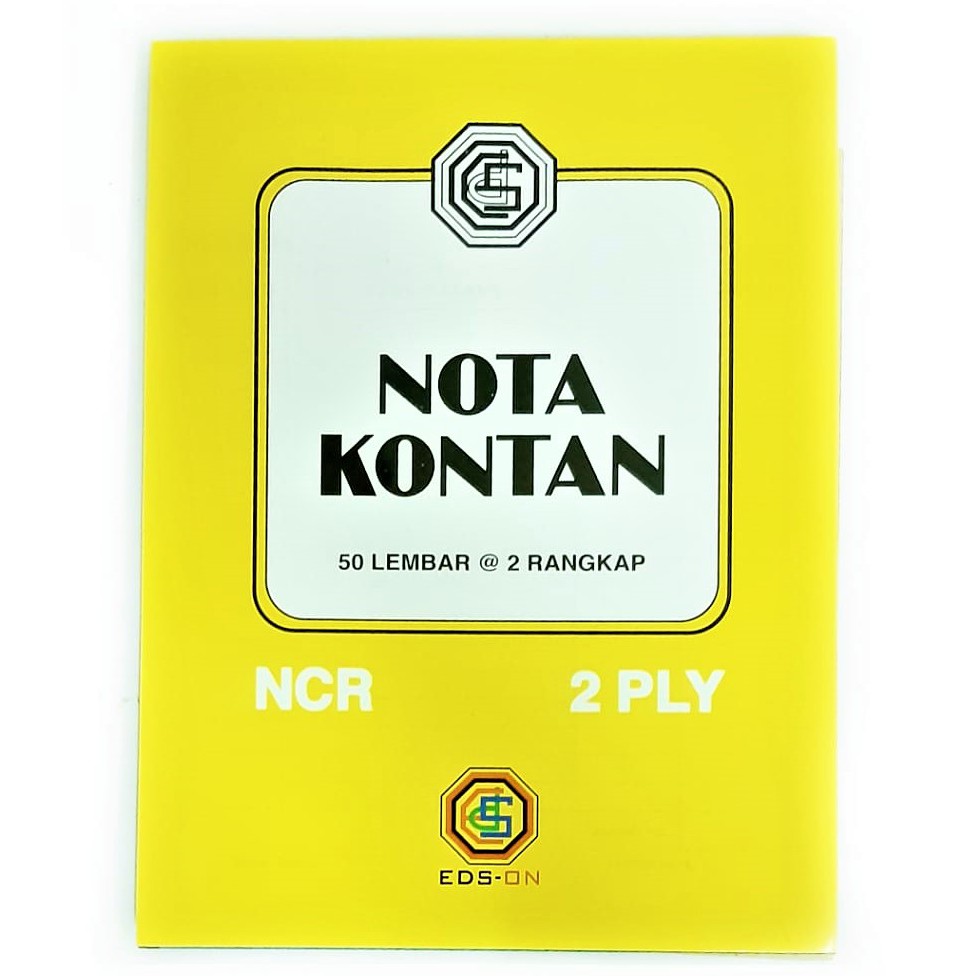 

BUKU NOTA KONTAN BESAR 2 RANGKAP NCR TANPA KARBON 2 PLY 50 SET NON CARBON