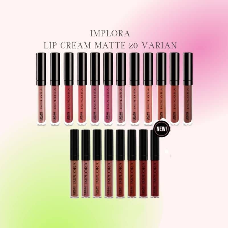 IMPLORA Lip Cream Matte Original BPOM - URBAN LIPCREAM NEW WARNA / COLORS / VELVET NUDE