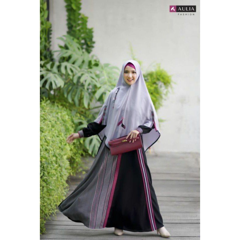 Set Gamis Sultan 8 by Aulia (Jetblack)