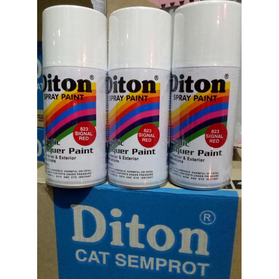 cat semprot pilok pilox diton signal red 823 300cc merah cabe merah ferrari 300cc