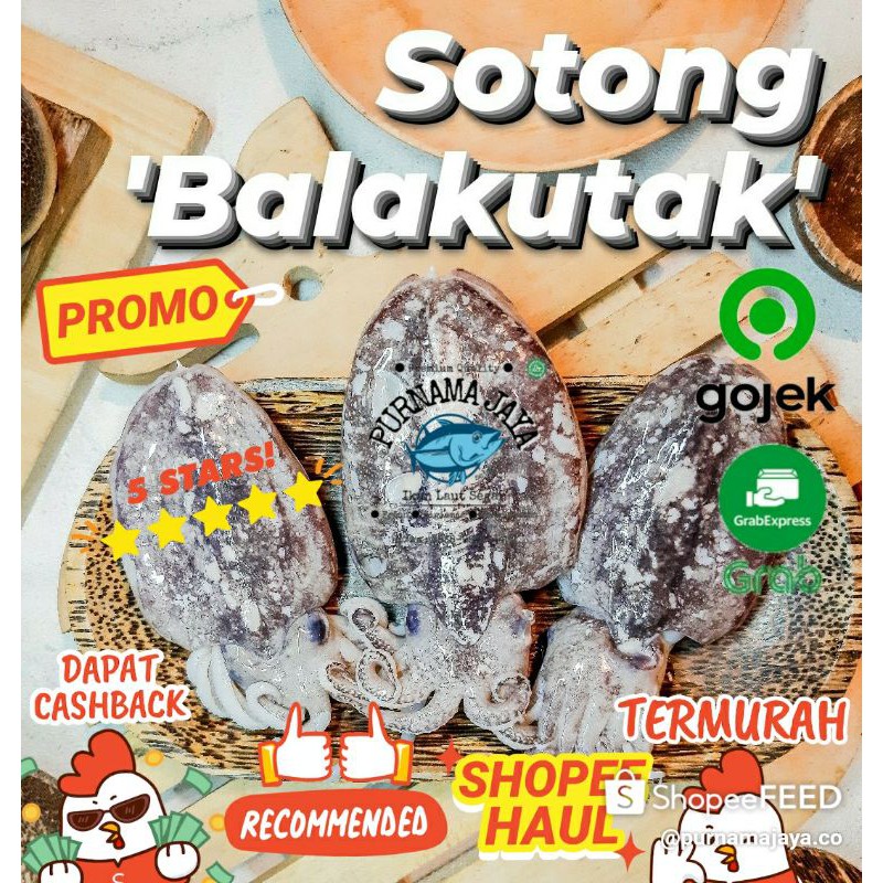 

Balakutak / Sotong Segar Fresh 1kg