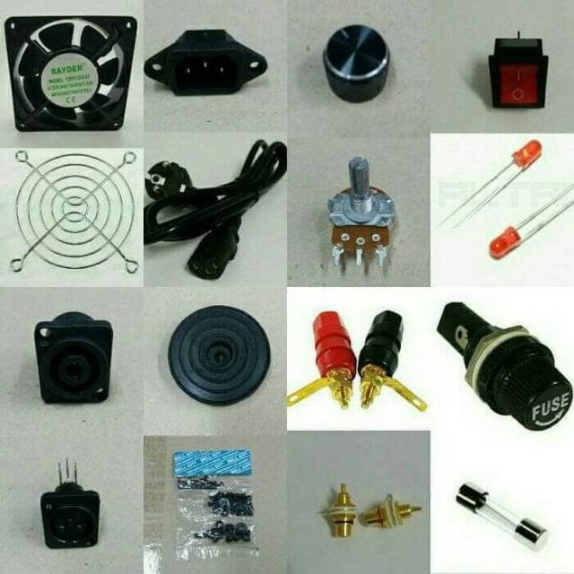 Aksesoris Box Power Amplifier BELL M-919 Fan AC