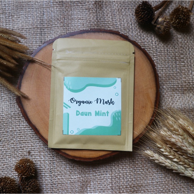 Masker Organik Daun Mint