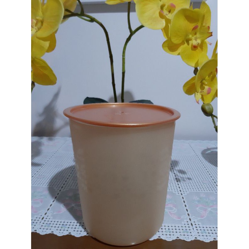 Mosaic Canister Gold Tupperware