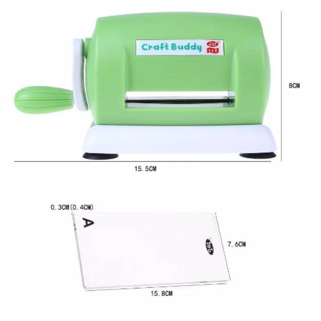 Ready mesin warna hijau.  pad AB alat / mesin potong kertas cutting dies