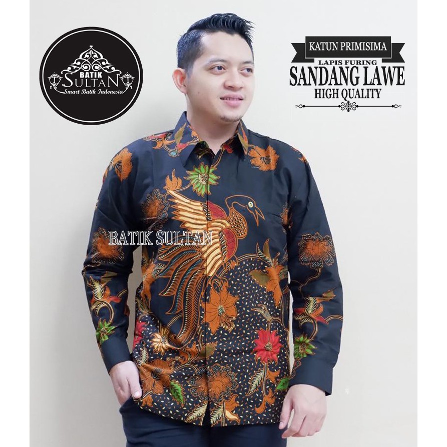 Sandang Lawe Kemeja Batik Pria Panjang Full Furing by Batik Sultan