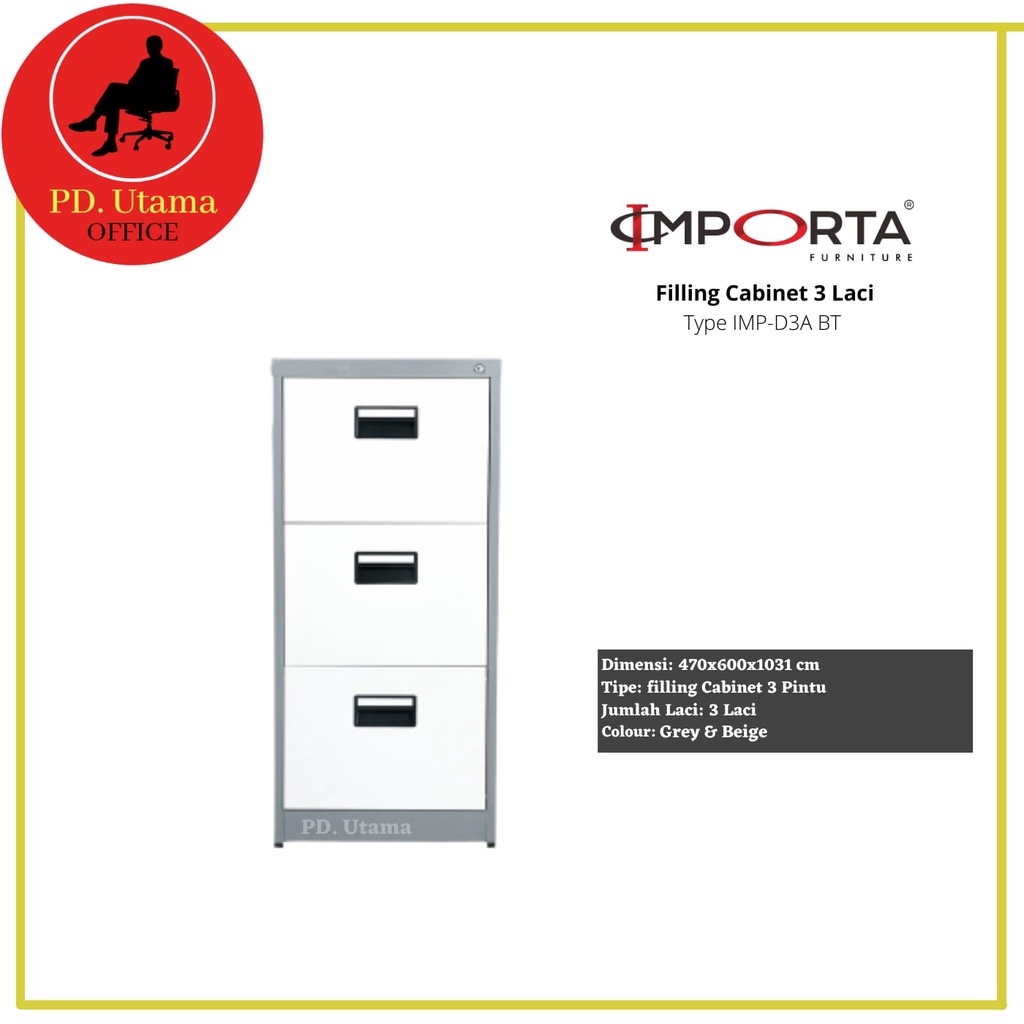 Filling Cabinet Importa IMP-D3A BT Filling kabinet/lemari/Locker