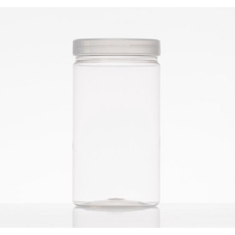 Toples Plastik Jar Silinder 1000ML - Gosend Grab