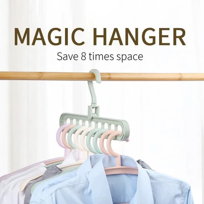 Magic Hanger Gantungan Baju Organizer 9 in 1 As Seen on TV Serbaguna