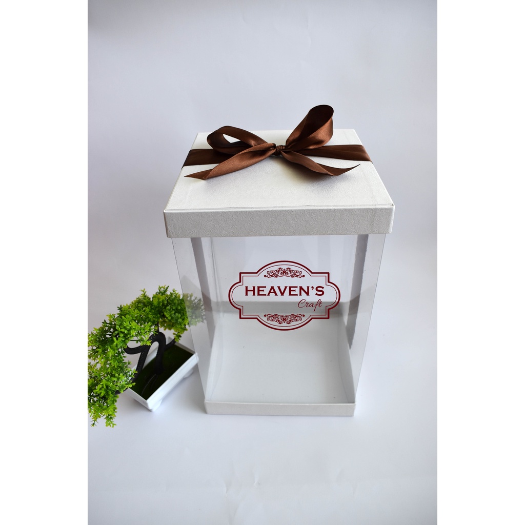 Box kotak mika/kue tart