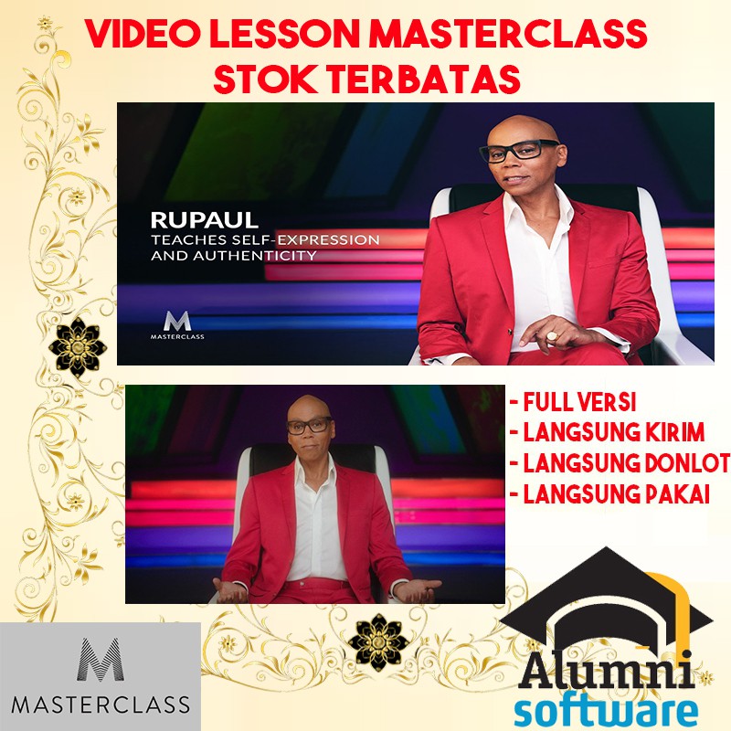 MasterClass RuPaul Self-Expression and Authenticity LIMITED EDITION