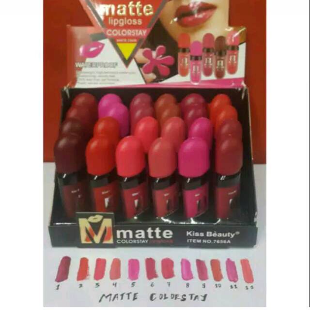 Lip gloss matte kiss beauty