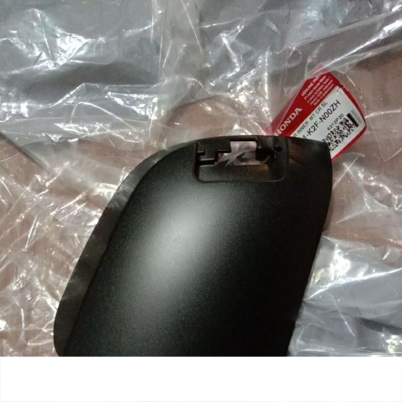 Lid L pocket tutup charger dek kunci kiri scoopy esp new 2020 2021 K2F hitam doff