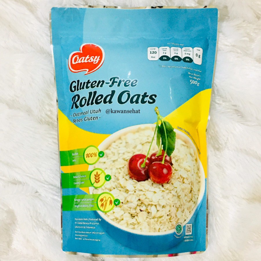 

Oatsy Gluten Free Oatmeal (Instant & Rolled Oat) 500 gr