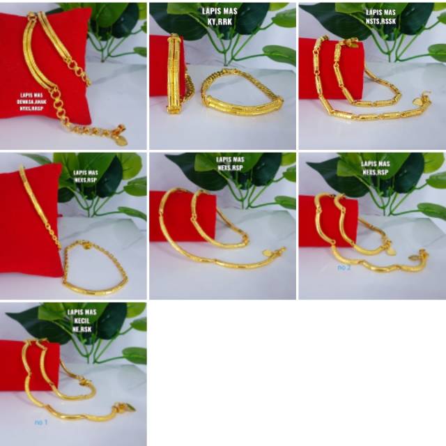 Gelang lapis mas 24k,awet,bisa disepuh ulang