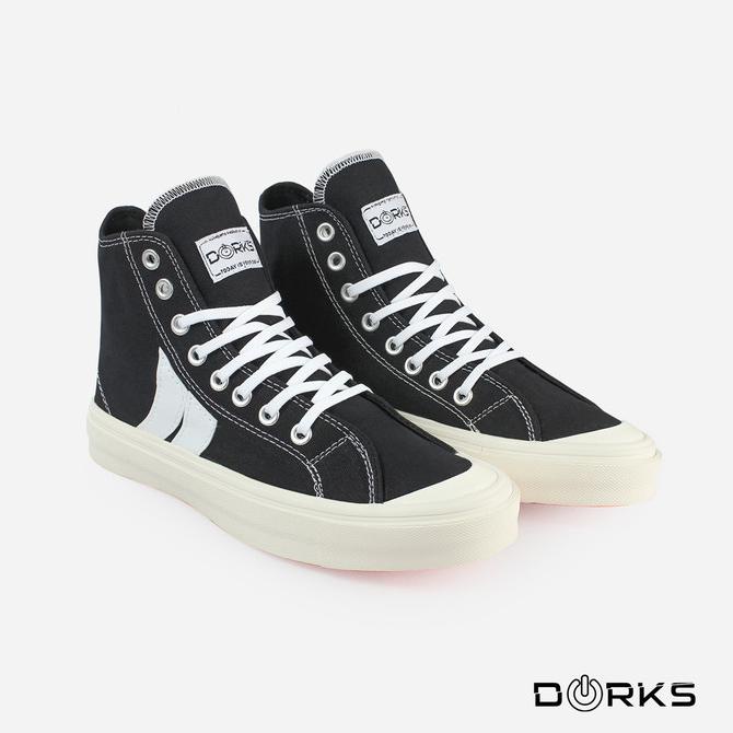 DORKS Classic High Black | Sepatu Original | Sepatu Unisex