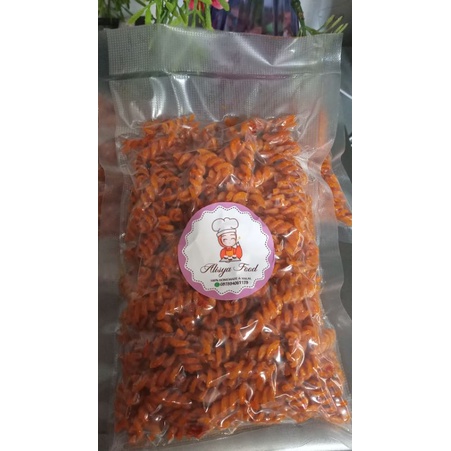 

Makaroni spiral cikruh daun jeruk pedaass (250grm)
