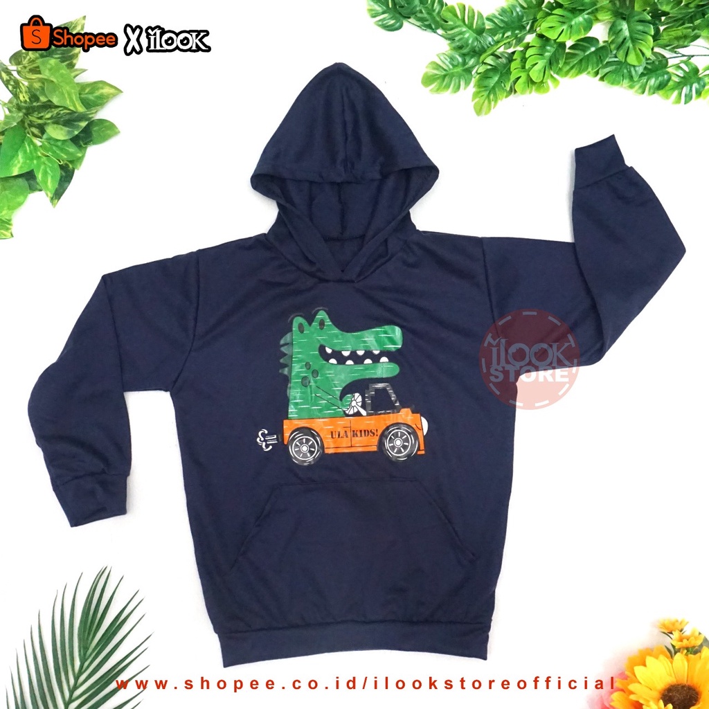 ilook | Sweater Anak Hoodie Alligator | Sweater Anak Modern | Hoodie Anak Alligator | Motif Alligator