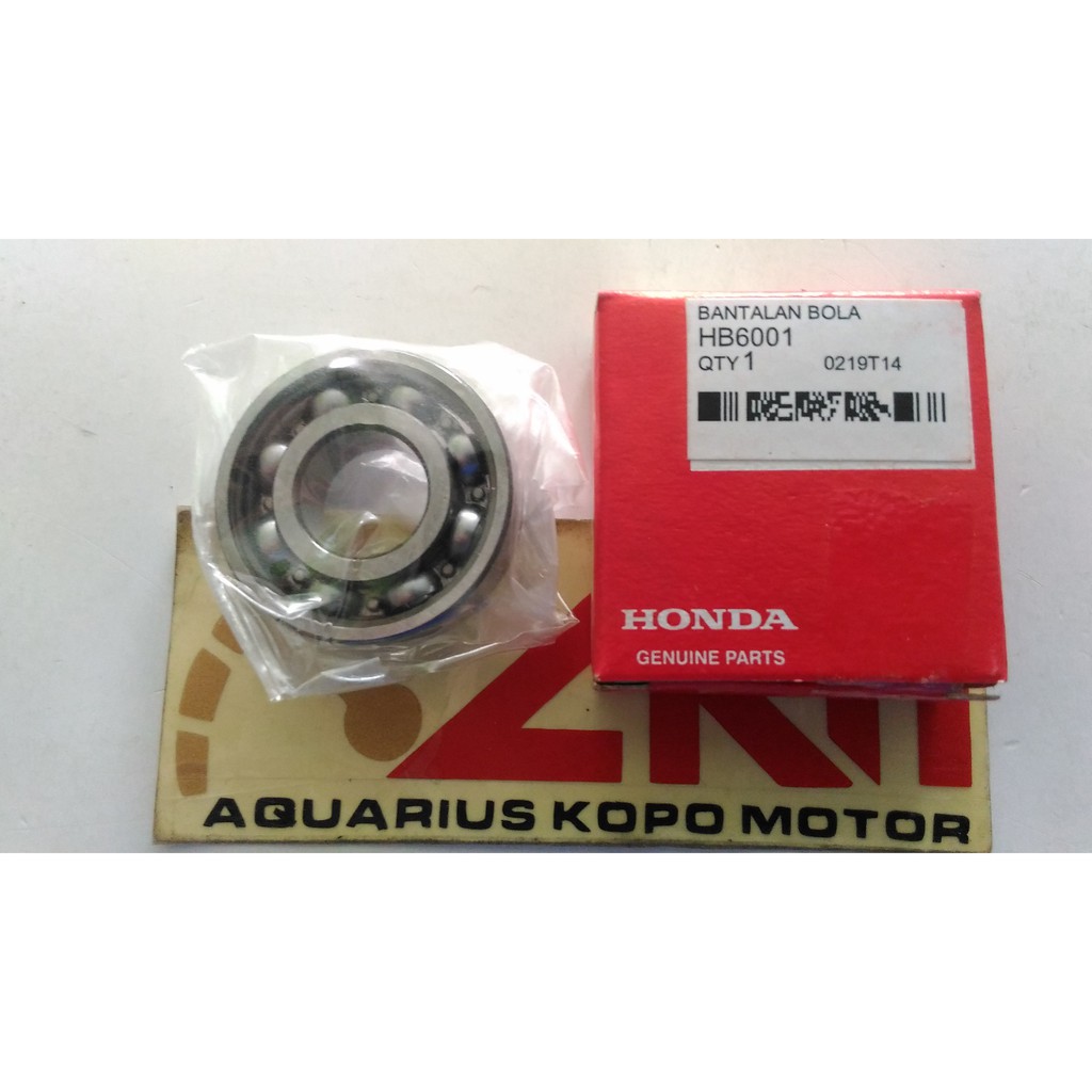 Bearing 6001 AHM Laher 6001 Bantalan Bola 100% Original Honda AHM