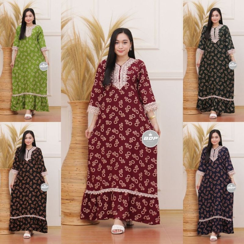 TERBARU DASTER ARAB PANJANG | DASTER BUSUI RESLETING DEPAN DASTER ARAB MOTIF