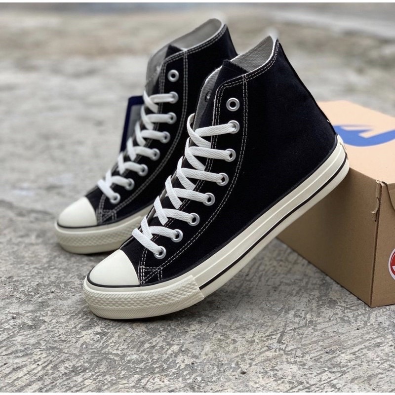 Sepatu Ventela 70s Ethnic High Black natural Sepatu Vantella Original 100%-3