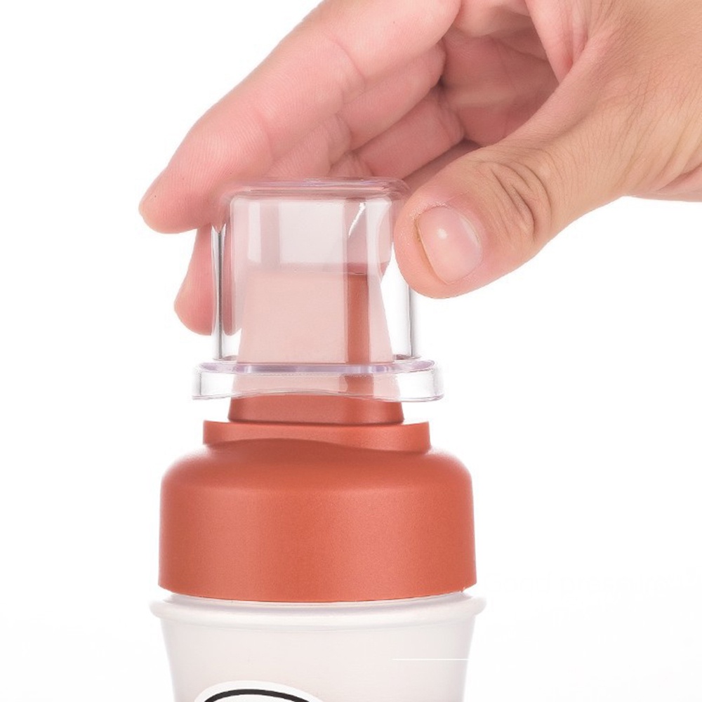 【COD Tangding】Squeezing Bottle with Dust Cover Porous Squeeze The Sauce Bottlebottle with Salad Ketchup Easy To Squeeze Bottle