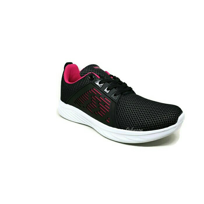 [ Johnson Shoes ] Sepatu Sneaker Wanita HOMYPED - SAKURA Hitam / Mawar