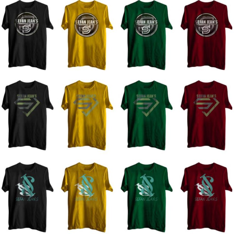 Kaos Pria SEFAN JEANS Original Terbaru Jumbo Big Size M-L-XL-XXL-3XL-4XL
