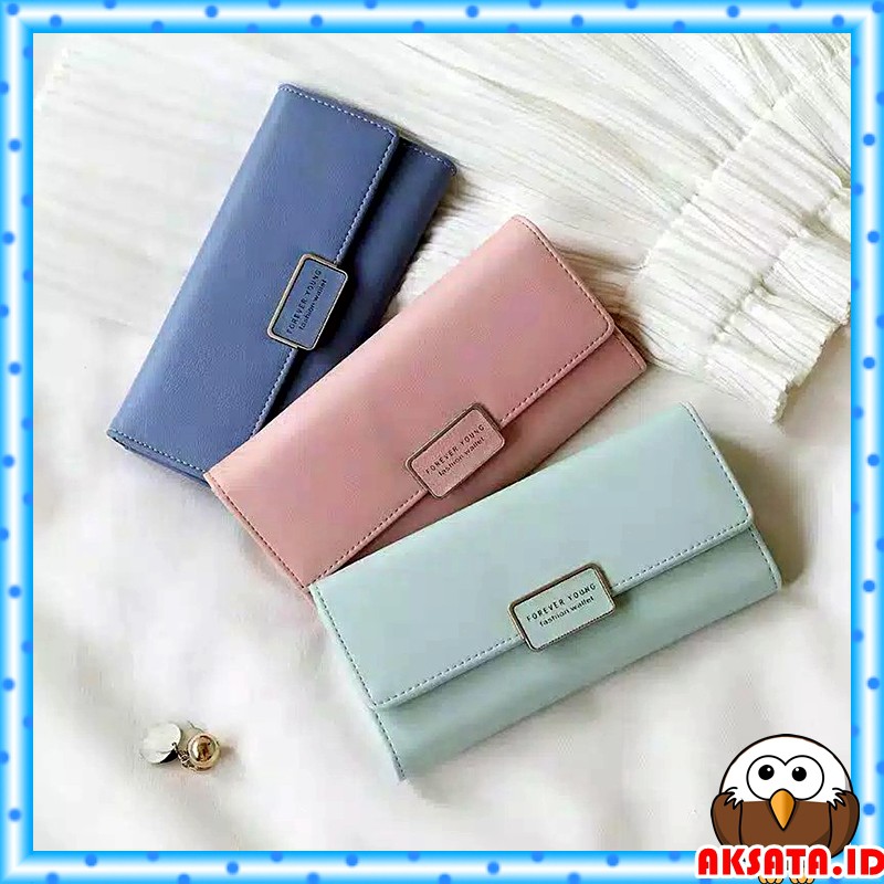 DOMPET PANJANG / DOMPET WANITA PANJANG /  DOMPET LIPAT PANJANG WANITA FASHION KOREA