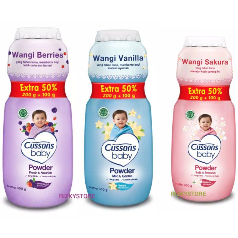 Cussons Baby Powder 200 Gram + 100 Gram