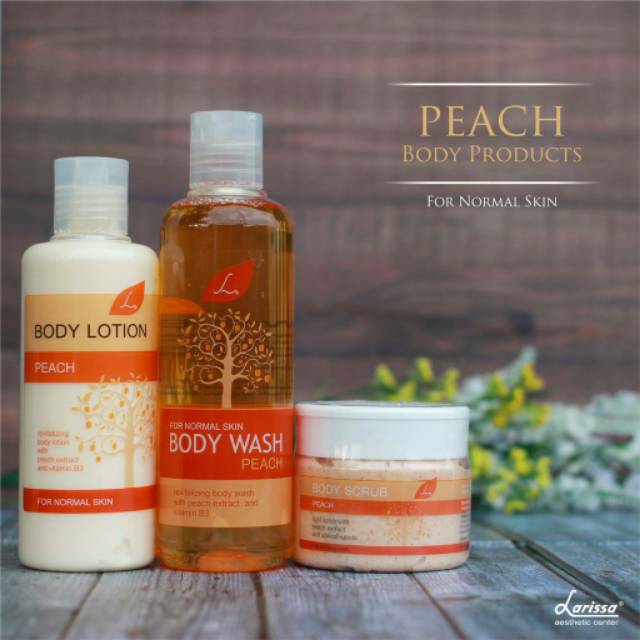 

LARISSA BODY PRODUCT PEACH untuk kulit Normal