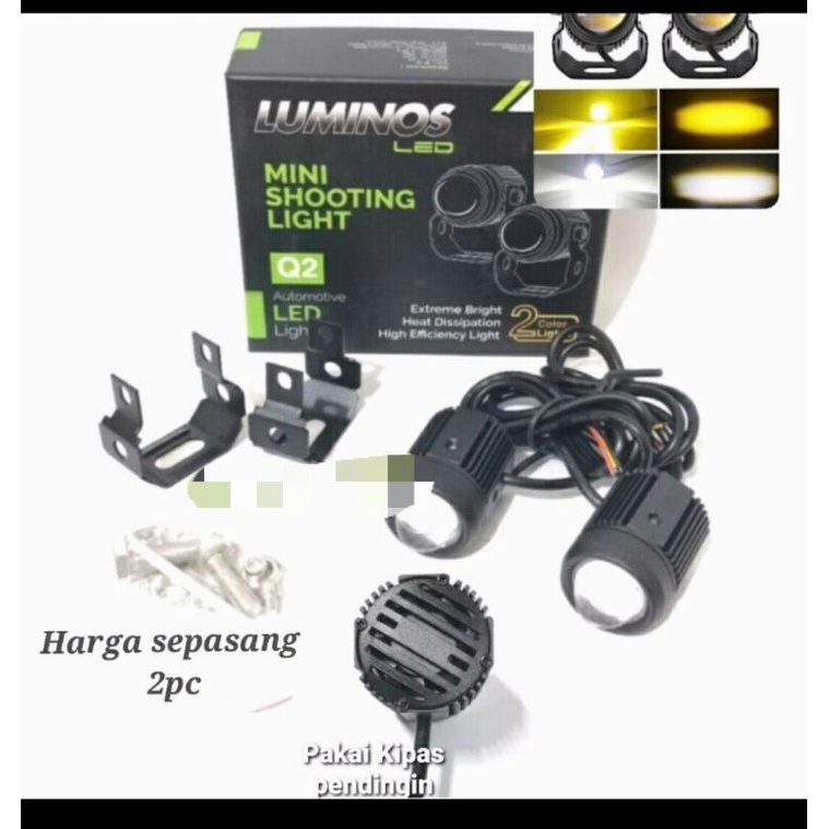 Lampu tembak Foglamp mini D2 laser Motoled pclampu Q2 luminos