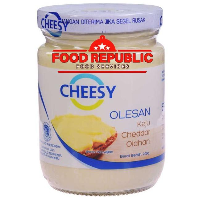 

^❋q-65❋ Keju Cheesy Spread 240 GR / Cheddar Cheese Halal Olesan Roti dan Kue *