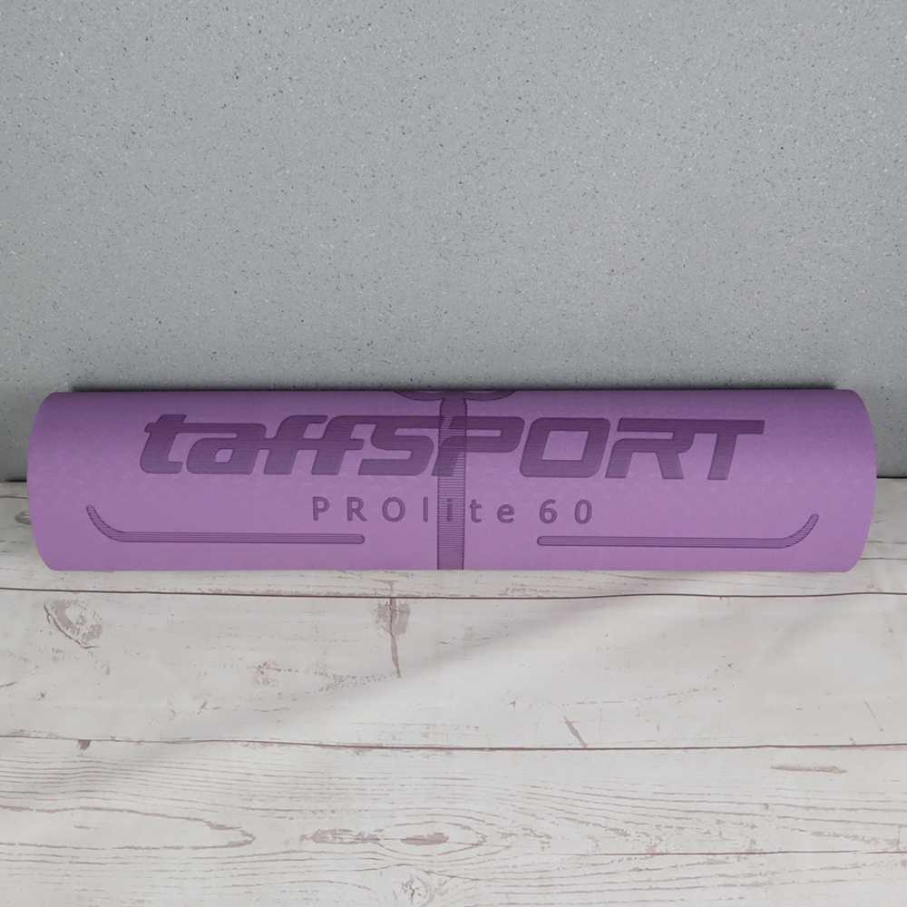 TaffSPORT Karpet Pilates Yoga Mat Anti Slip TPE 183 x 61 CM PROlite 60